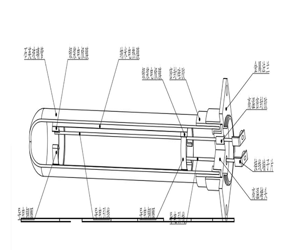耐酸碱石英加热管